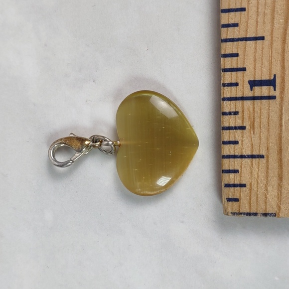 Artisan Crafted Glass Hearts Charm Bracelet - Picture 7 of 8